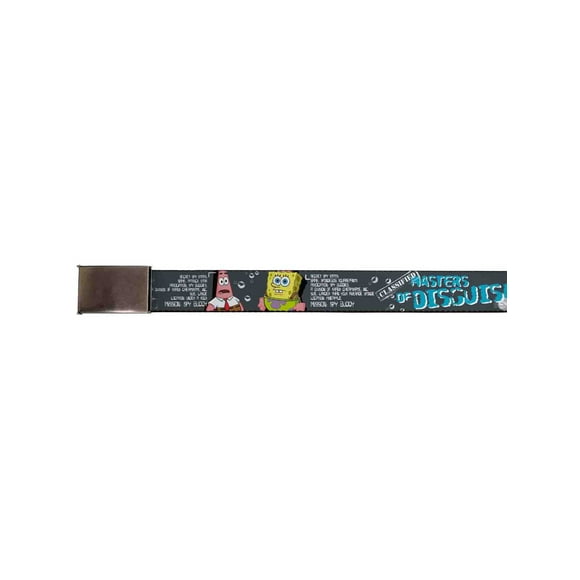 1.5 Wide 32-52 Inches in Length Buckle-Down Seatbelt Belt Surprised SpongeBob & Patrick Starfish/SPONGEBOB/Jellyfish Black/Multi Color 1.5 Wide 32-52 Inches in Length Buckle-Down Seatbelt Belt Surprised SpongeBob & Patrick Starfish/SPONGEBOB/Jellyfish Black/Multi Color